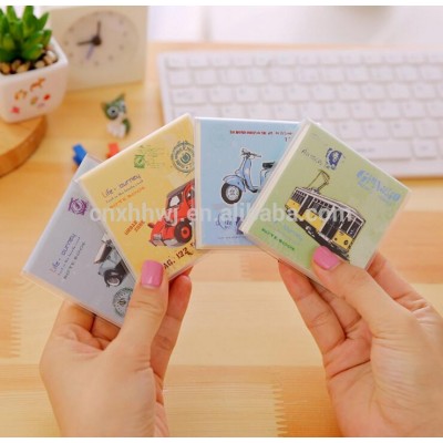 pvc cover sticky notes pad self adhesive memo pads stick notes paper notes