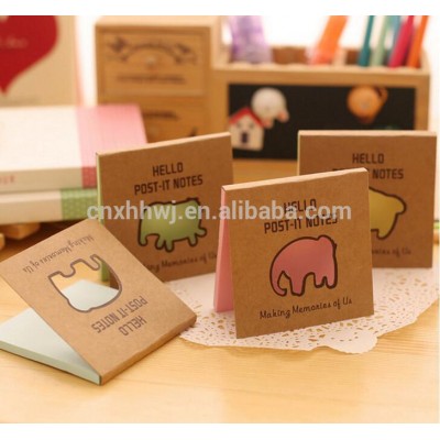 high quality die cut memo pad shaped notepad custom shape sticky notes