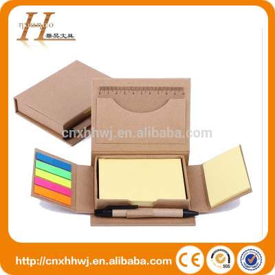 eco friendly Wholesale kraft paper note pad with pen